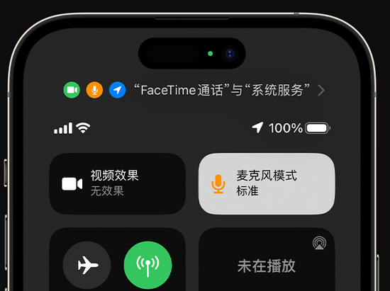 海门苹果授权维修网点分享iPhone在通话时让你的声音更清晰 