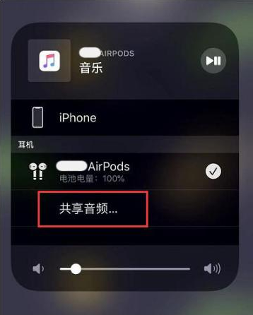 海门苹果14音频维修点分享iPhone14音频共享设置方法 